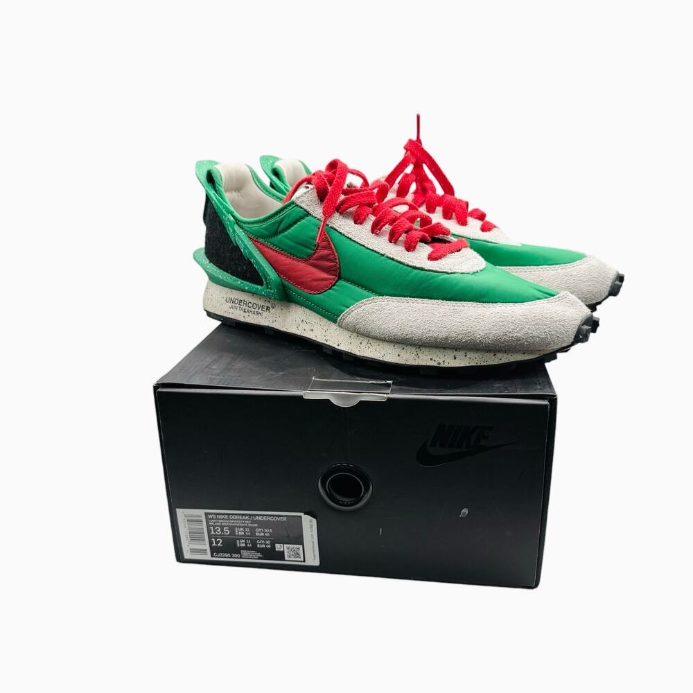 Nike Daybreak Undercover Lucky Green Red Men’s Size 12 Women’s Size 13.5